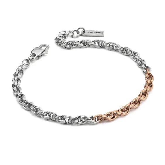 Bracelet Boccadamo Homme in Acier ABR801RS - ABR801RS